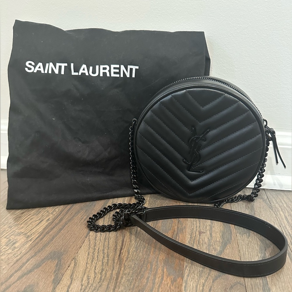 YSL Jade Crossbody Black Bag